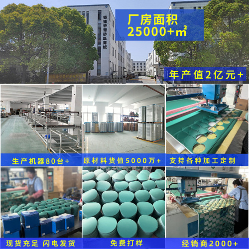 Wholesale disc dry sanding paper, polyester film car polishing water sanding paper, 5-inch green sand flocked sandpaper