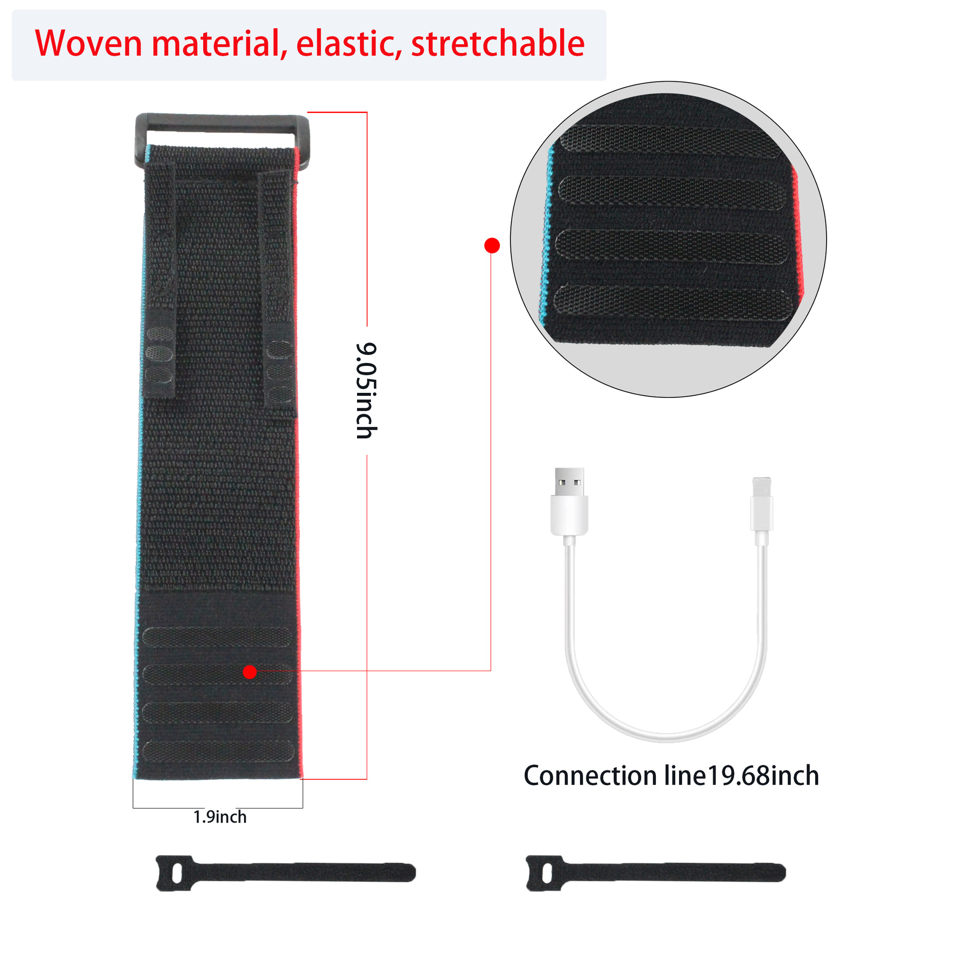 Aplicable a los accesorios Meta quest3 correa de potencia móvil VR gafas todo en uno máquina resistencia VR gafas Accesorios