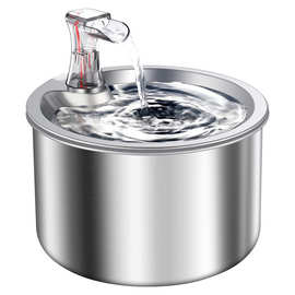 全不锈钢猫咪饮水机自动过循环流动宠物智能饮水器猫狗过滤喝水碗