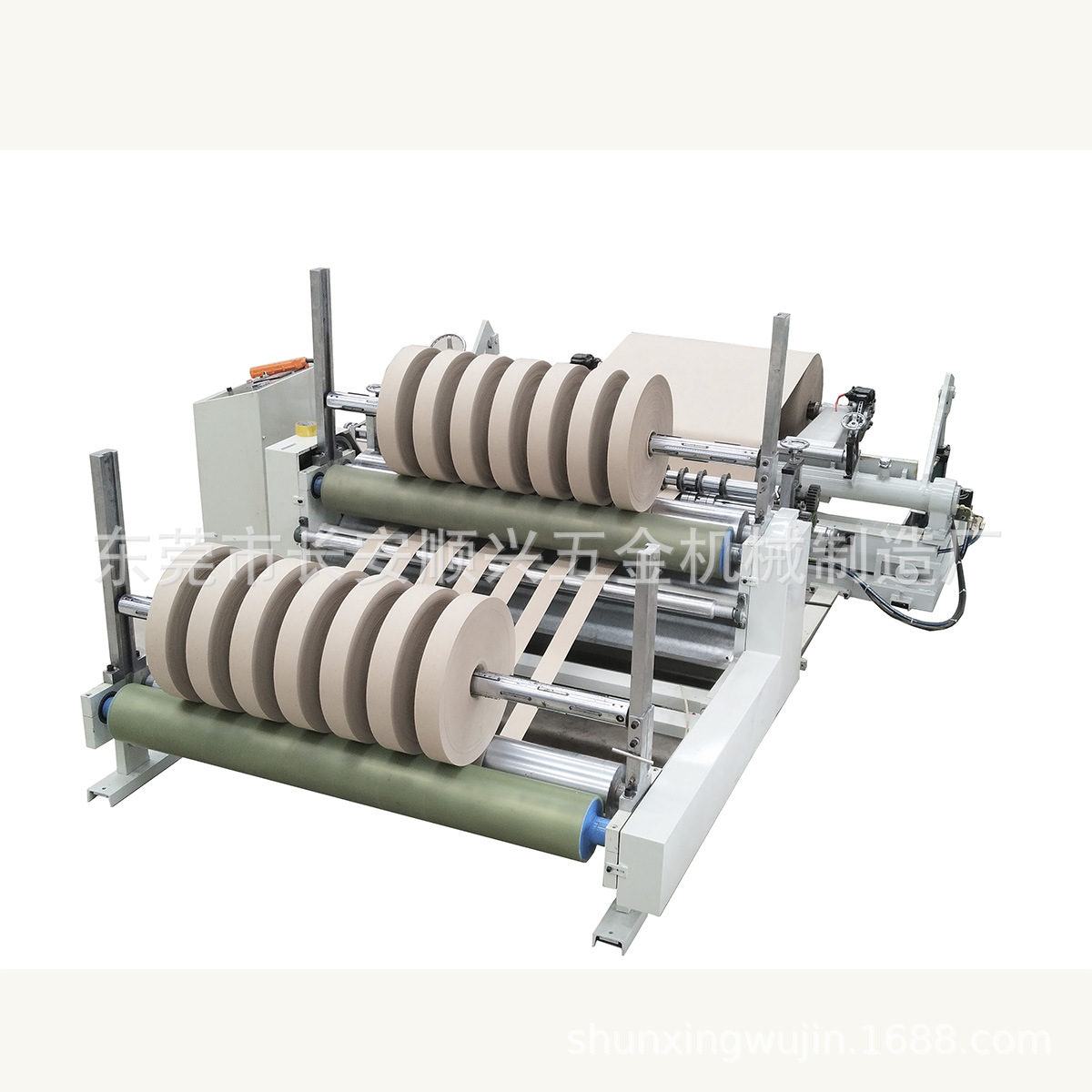 工厂直销数控双轴原纸分条机  顺兴双轴分条机 双轴分纸机