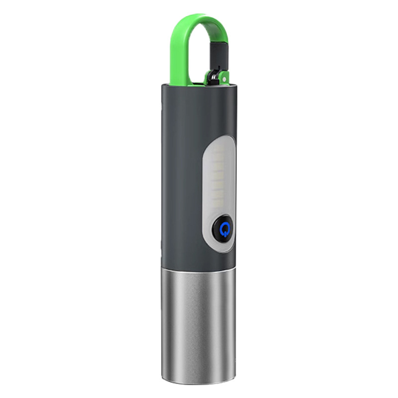 Nuevos productos transfronterizos linterna LED condensadora blanca tipo C recargable aleación de aluminio telescópico zoom explosivo mini linterna image 5