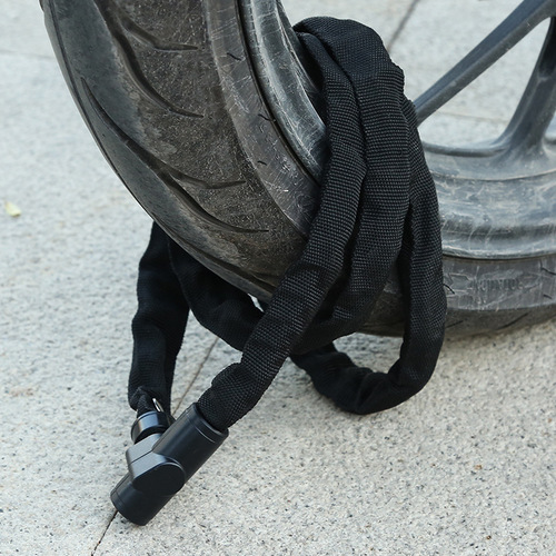 Bicycle lock, anti-theft motorcycle padlock, mountain bike lock, chain lock, iron chain lock, extended lock, chain lock, electric bike lock