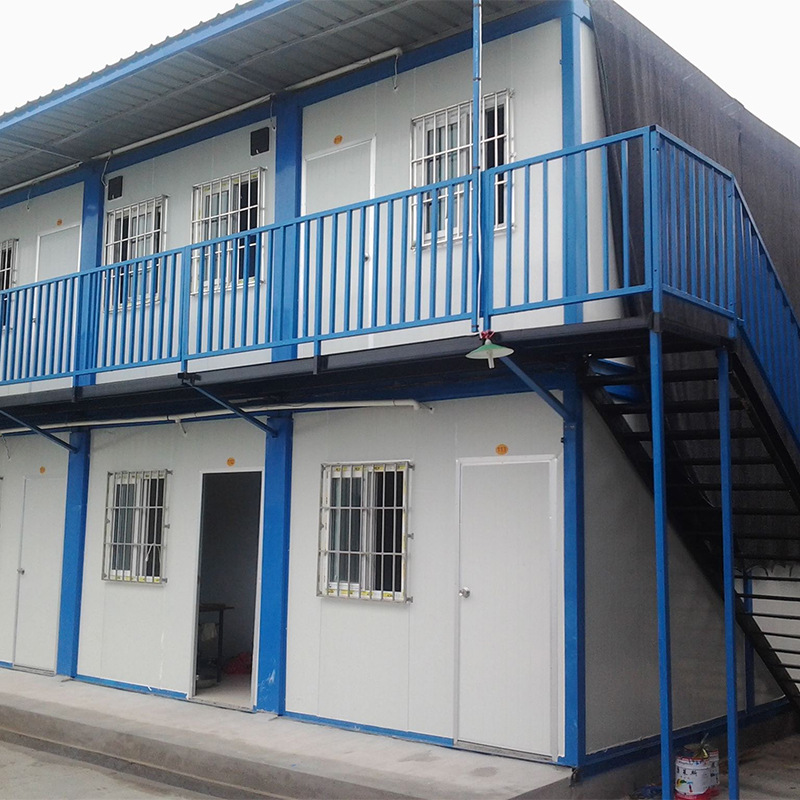 En stock suministro sala de contenedores color placa de acero habitación estructura de acero caja de embalaje sala de estar móvil placa móvil al por mayor