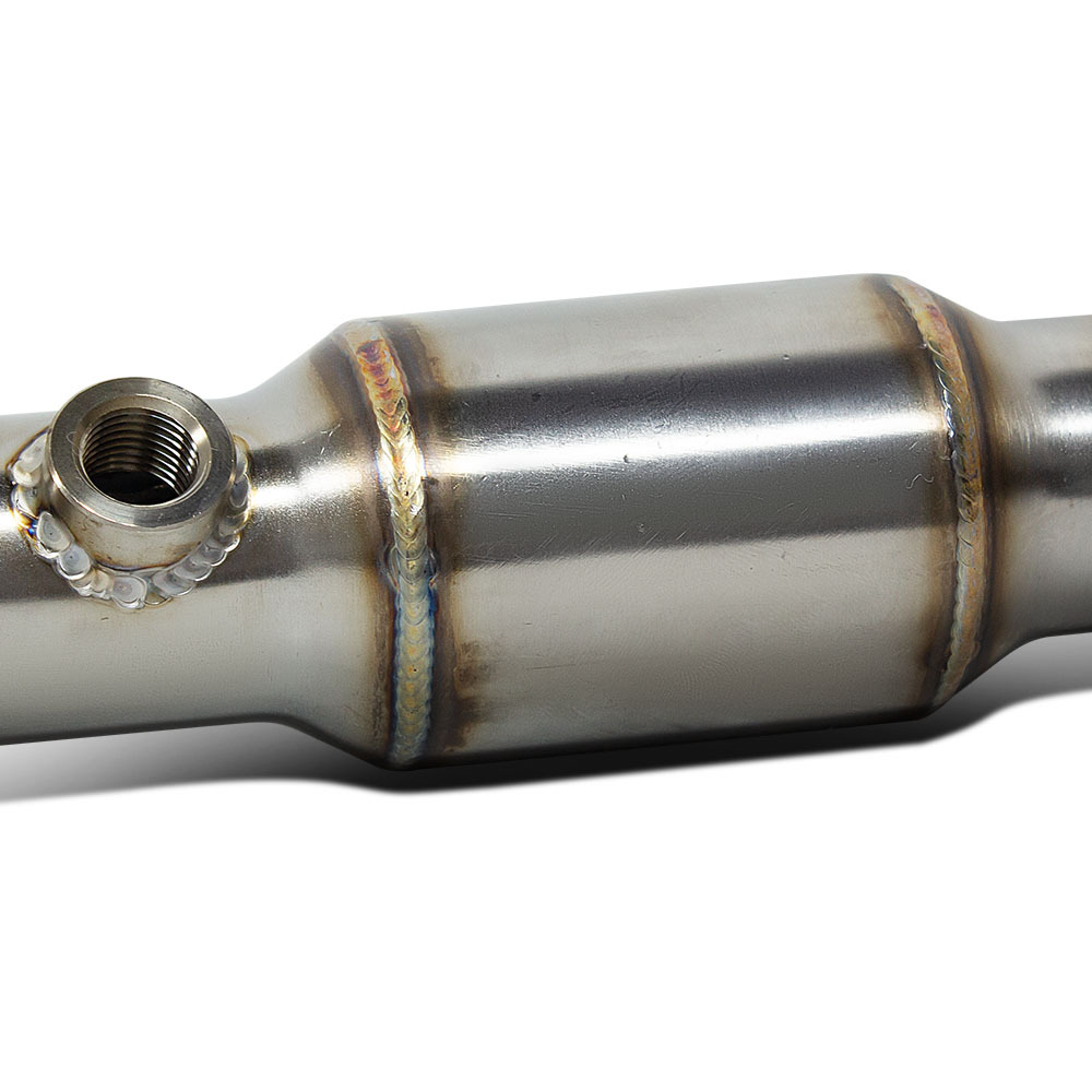 Motorcycle Exhaust Pipe Modification Suitable for Mt15/R15 4V Dual Oxygen Port Stainless Steel Front Section 2017-2024