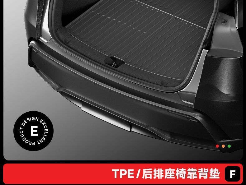 [Cross-border exclusive] Suitable for Model YL, full set of floor mats for the entire car, including front and rear trunk mats and storage bins, made of TPE material