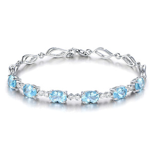�W�����A�ϳ��{ˮ�����18K���Ƕ�ʯ��ɫ��ʯ��� �y�Ʒ���l