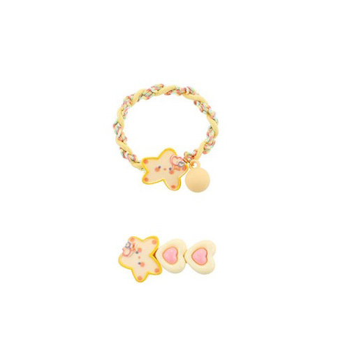 Dulces lindas estrellas clips de cabello elásticos duraderos no lastimar tocado de cabello frente clips de frangeo joyas para niños