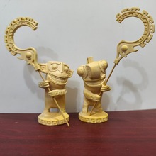 黄杨木雕哪吒闹海魔童周边结界兽摆件手办收藏纪念品爆款结界兽