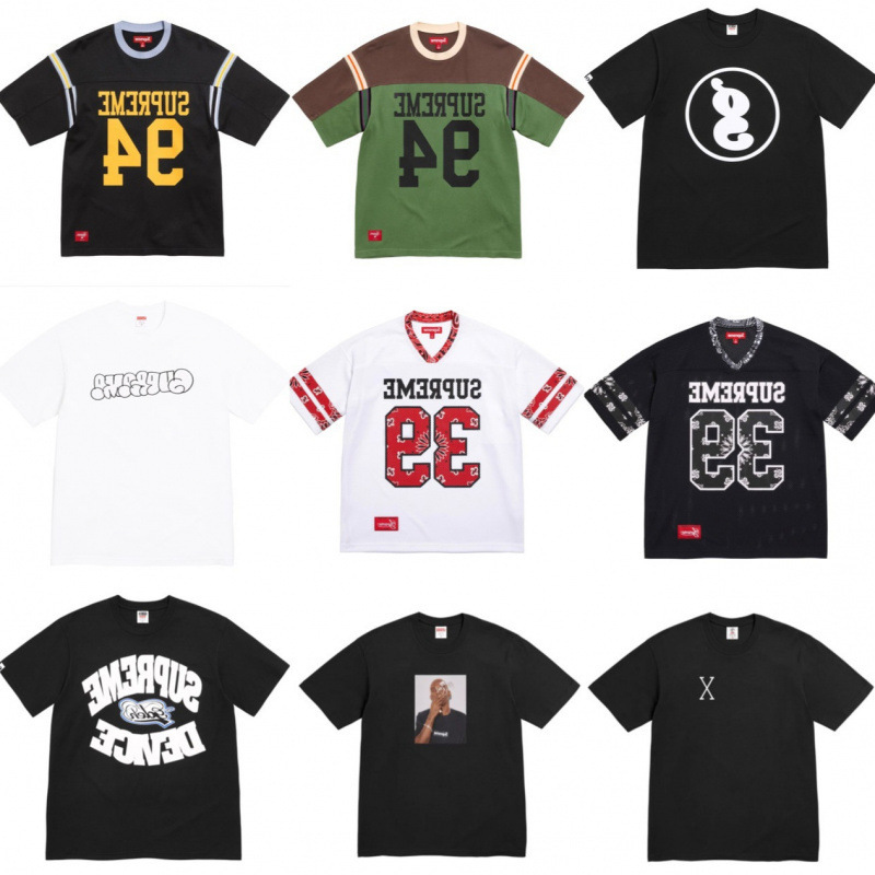 顶级版本Supreme潮牌SS25 Short-sleeved T-shirt美潮街潮短袖T恤