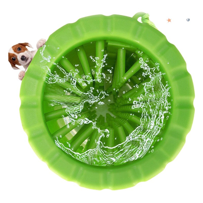 Mascota de lavado de pies taza de baño de perro artefacto Limpieza de mascotas suministros de belleza gato fuera de lavado de pies Dispositivo de ventas directas de la fábrica