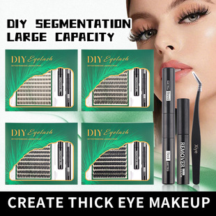�W���羳DIY eyelashes12�Ŵ������ֶζ�ë�Լ޽Ӽٽ�ë���ܾ��N