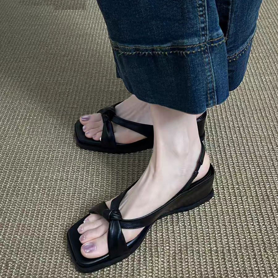 Sandalias Romanas con Cuña Interior Transpirables para Mujer