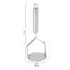A shaped potato press