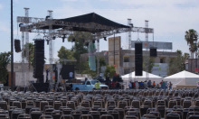 外贸创笙外销铝合金管材铝合金桁架灯光音箱厂家直销螺丝架展示架