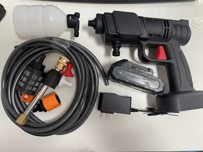 Portable electric car washer wireless car water gun household charging handheld high-pressure car washer wholesale (Portable car washer) - 24v-quick-connection-one-electricity-one-charge-five-meters