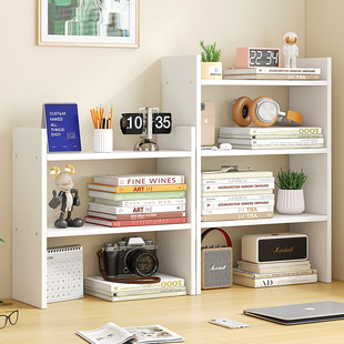 Desktop Bookshelf Desktop Storage Rack Office Storage Rack Desk Study Table Multi-Layer Small Shelf Layered Shelf Wholesale