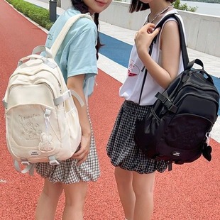 Welfare Clearance Japanese Ins Sweet Girl Schoolbag College Style Backpack for College Students 2024 New Backpack for Women
