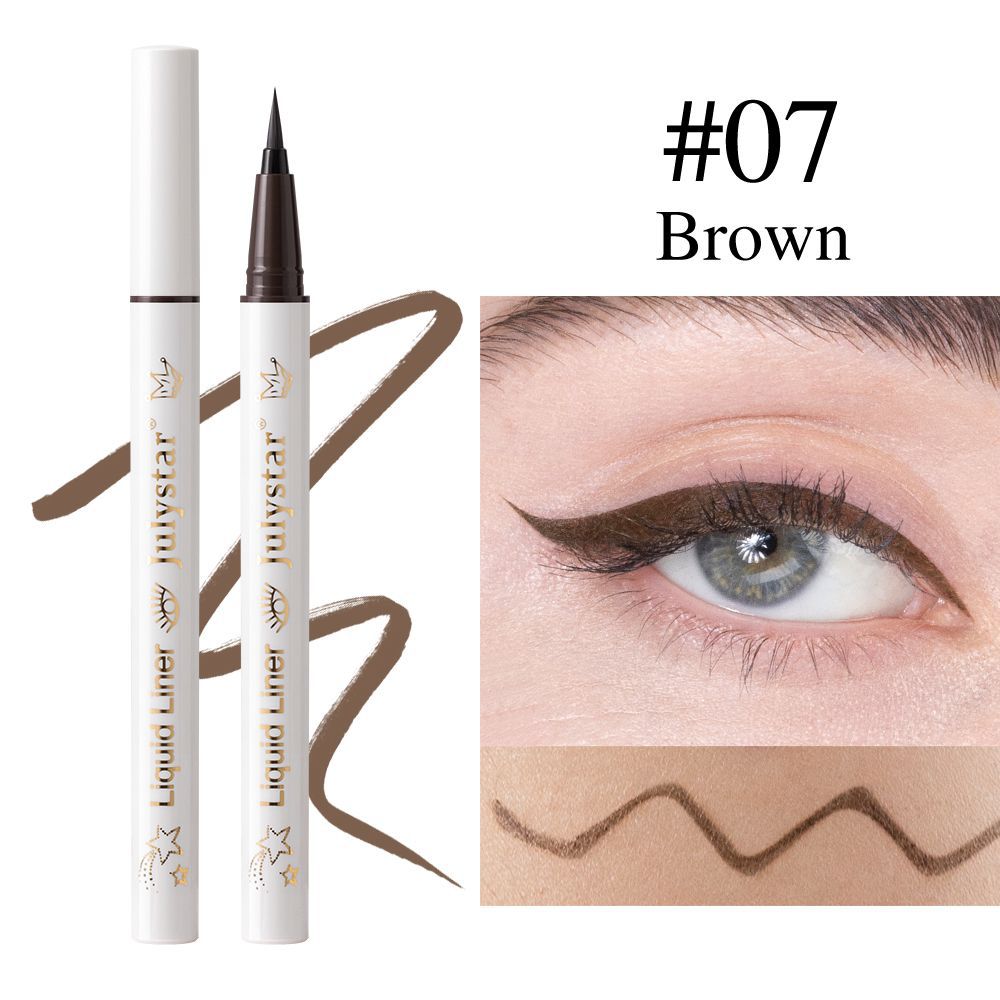 Julystar Non-smudging Long-lasting Waterproof Eyeliner Pen 6-piece set, eye makeup pen wholesale for the under-eye range undefined