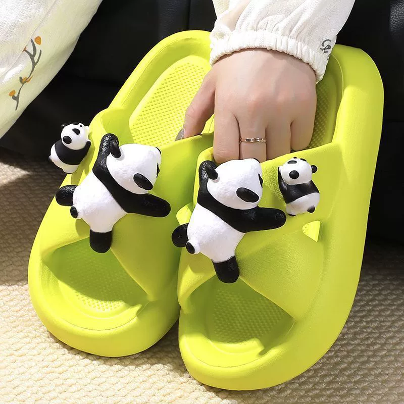 Panda мода новые тапочки женские милые летние наружные носки eva нескользящие и вонючие домашние одежды оптовые трансграничные