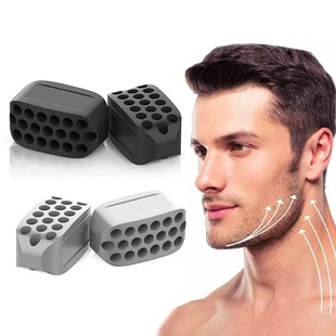 Hot sale cross border jaw exerciser face masseter muscle silicone exerciser plastic face masseter muscle ball jaw trainer