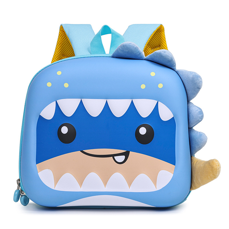 Bolsa infantil transfronteriza dinosaurios de dibujos animados bolsas escolares para niños en jardín de infantes nuevas mochilas preescolares respirables lindas