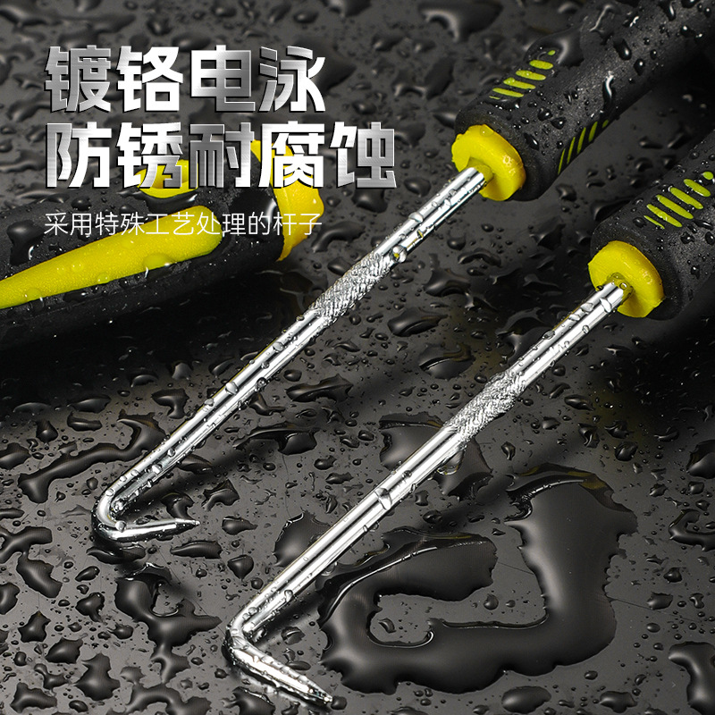 Jefe de tornillo de sellado de aceite, gancho de sellado de aceite de alta dureza, conjunto de cuatro piezas, gancho de sellado de aceite de reparación de automóviles mini cortos