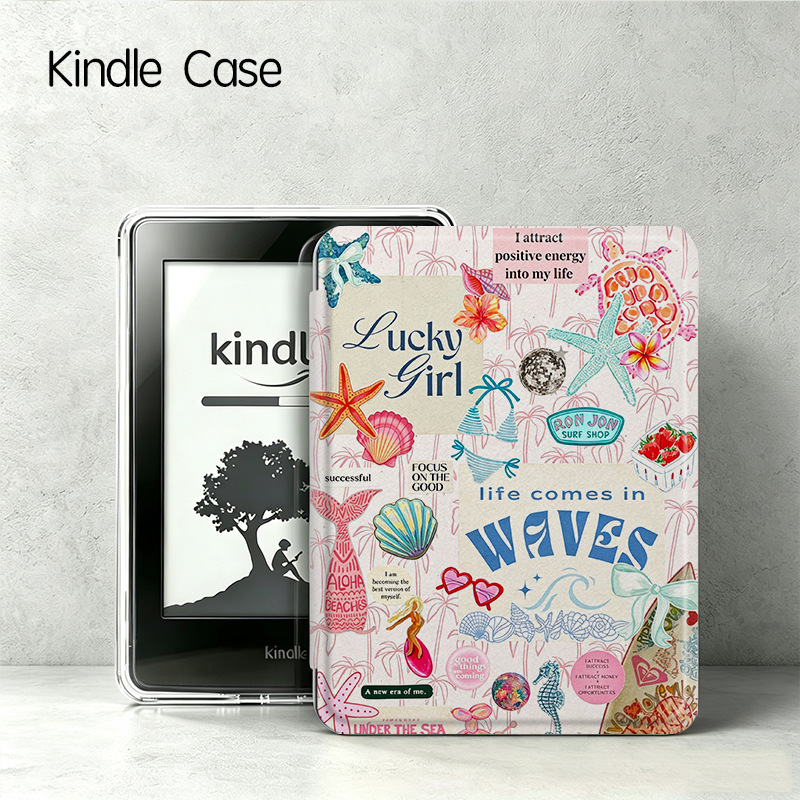 In stock: Kindle e-reader protective case KPW1-6, magnetic, detachable, youth edition, with sleep function, handheld, acrylic