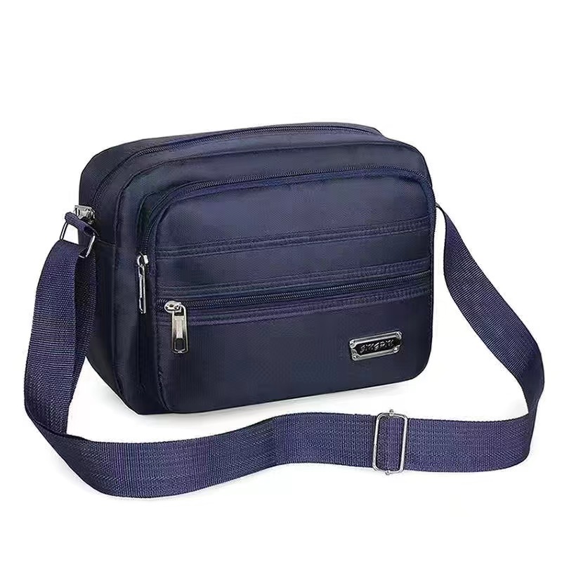 Bolso bandolera de tela de nylon para hombres de verano Bolsa de hombro para hombres Bolsa multiusos de ocio al aire libre Moda de comercio exterior Bolsa de hombro para hombres