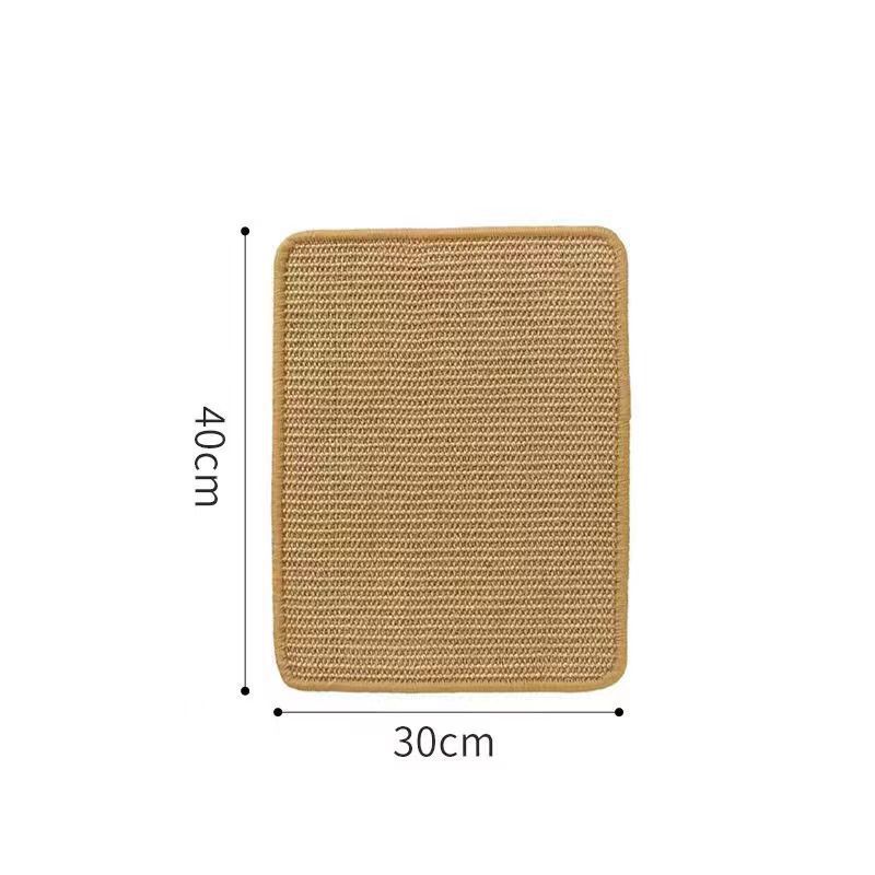 Placa de agarre para gatos de sisal, resistente al desgaste y sin caspa, placa de garra de gato grande, nido de gato integrado, protección de sofá anti-agarre para gatos, almohadilla resistente al agarre
