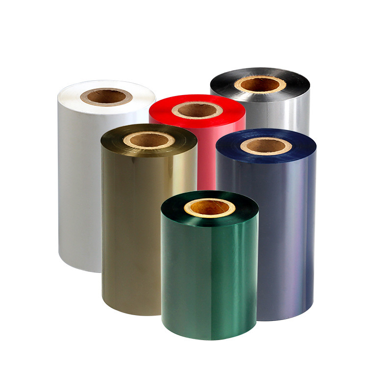 Color de La Flor de cerezo a base de cera de cinta de la impresora de etiquetas TSC impresora de código de barras de cinta 110mm 90 300m rollo