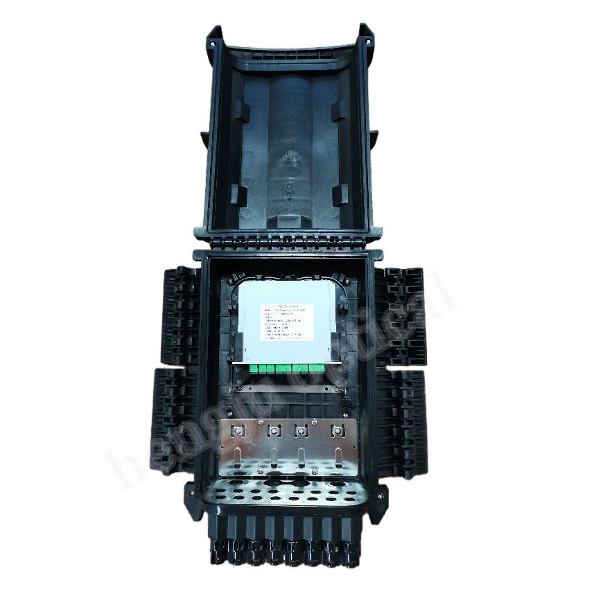 16-элементная коробка для разделения волокон взрывозащищенный ящик для оптического делителя на открытом воздухе IP68 под волокном 4 пряжки 4 в 16 из кабеля