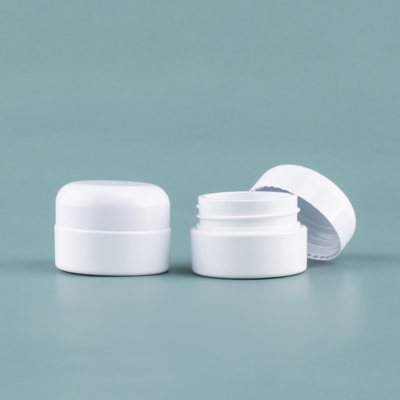 5g美甲小白罐日系甲油胶瓶 甲油胶分装盒圆瓶 面霜小样空罐膏霜瓶