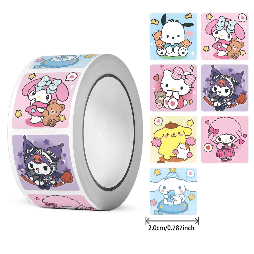 Square sanrio family portrait