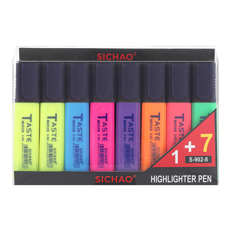 Resalte pluma Grabación de color pluma clave dibujo de color claro notas de dibujo pluma de marcado japonés papelería pluma de cuenta de mano Yingguang