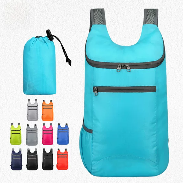 Outdoor Portable Skin Bag Backpack Lightweight Foldable Sports Backpack Travel Bag Gift Bag Printable LOGO