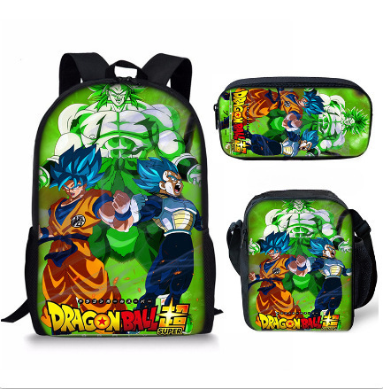 Mochila Dragon Ball de animación transfronteriza, mochila para estudiantes de Dragonball, mochila de poliéster Wukong, bolso de hombro