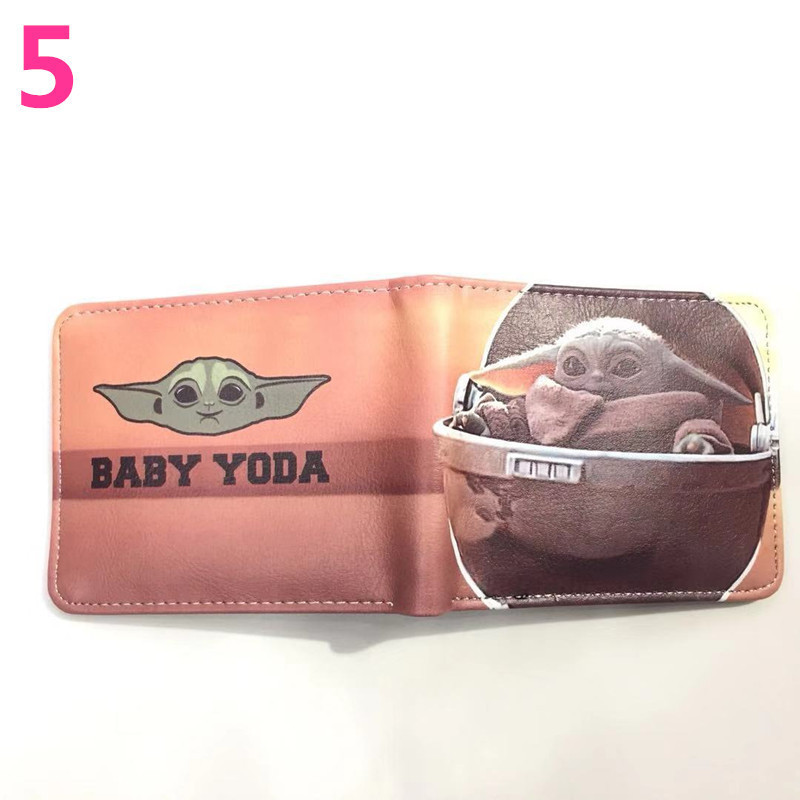 Baby Yoda maestro corto billetera Star Wars estudiante Monedero