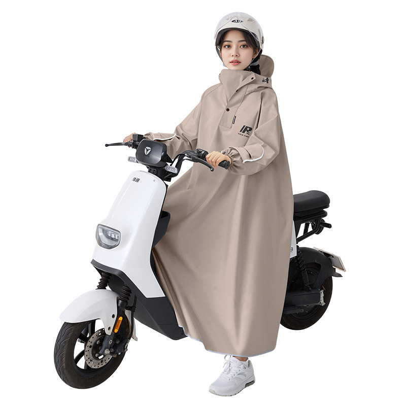 Quanyan 電気自動車レインコート卸売厚く長く拡大された大人のオートバイバッテリーカー防雨サイクリングポンチョ|undefined