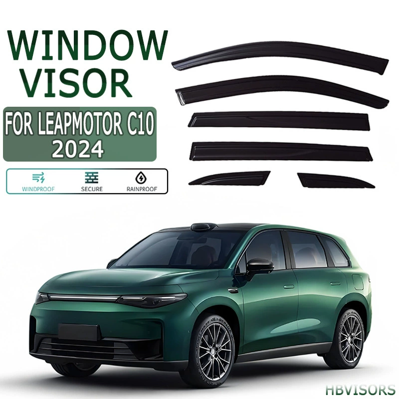 Подходит для LEAPMOTOR C10 Sunny Rain Rain Browsing Rain Black Warrior Window Visor