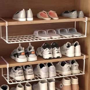 Household Layered Shoe Rack Household Shoe Cabinet Partition Artifact Space-saving Shoe Storage Partition Partition Hanger