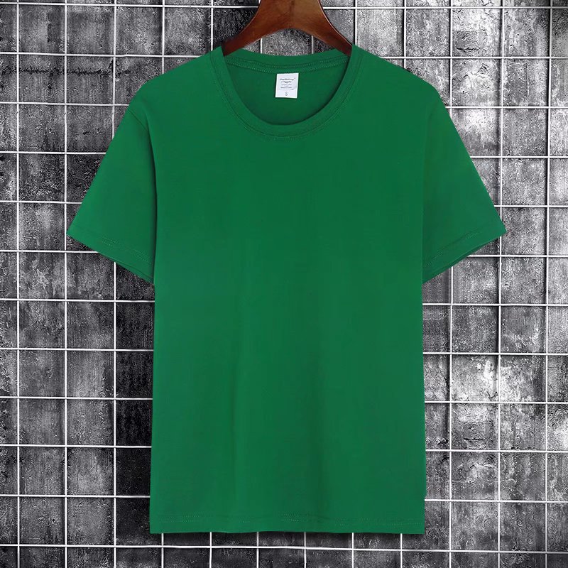 Camiseta de manga corta de los hombres camisa de fondo de color sólido ropa de clase de los hombres de moda ropa reservada marca de moda de verano blanco puro media manga