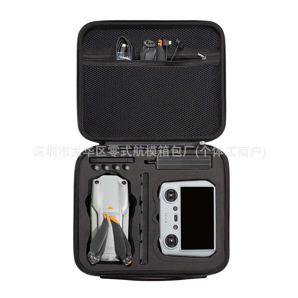 Adecuado para Dajiang aire 2 s bolsa de almacenamiento DJI AIR2 maleta con pantalla RC control remoto cáscara dura bolsa protectora impermeable