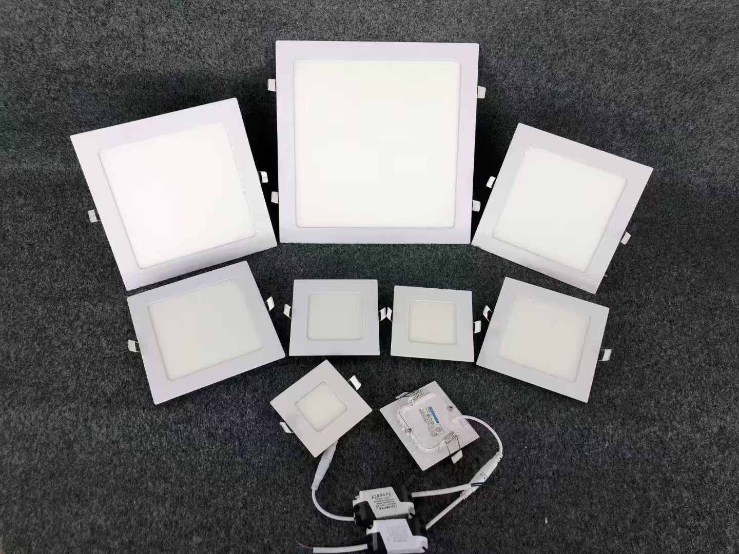 LED ultrafino downlight lámpara del panel agujero ajustable agujero libre cuadrado redondo techo agujero lámpara de techo 6-pulgadas 12W image 17