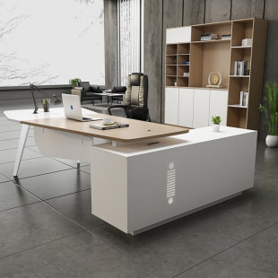 Boss Desk Simple Modern Executive Desk Fashion Manager Supervisor Desk and Chair Combination Boss Desk Single Desk