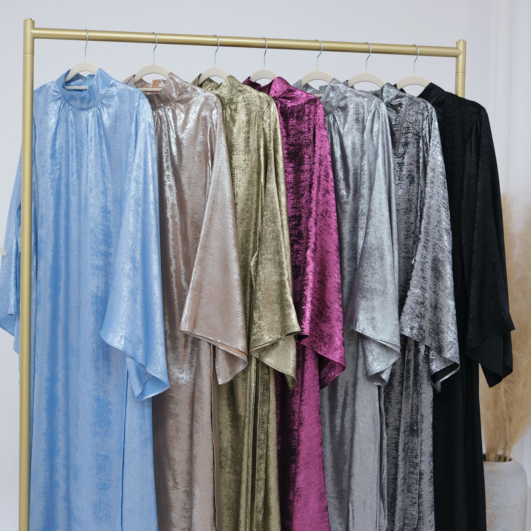 Women's Clothing fashion stitching Dubai Türkiye elegant dress _voghion.com