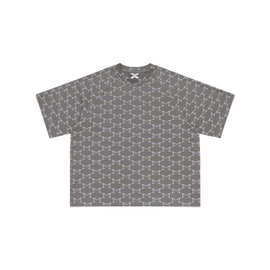 Mertra美式街头嘻哈Monogram Tee 压印满印字母T小众潮牌运动短袖
