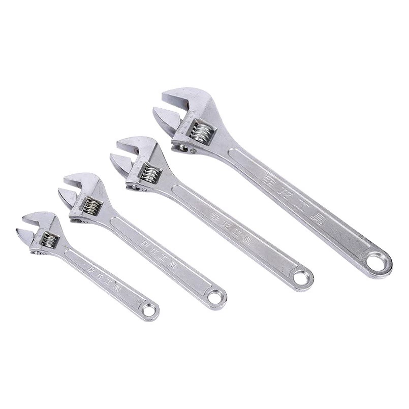 Прямой заводской разводной ключ Yulong из чистой стали для ковки 8 дюймов 10 дюймов 12 дюймов Универсальный разводной ключ