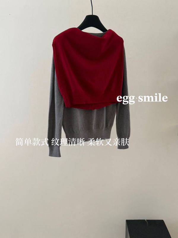 egg smile11色暖芯针织开衫女宽松薄外搭打底针织显瘦毛衣外套女|undefined