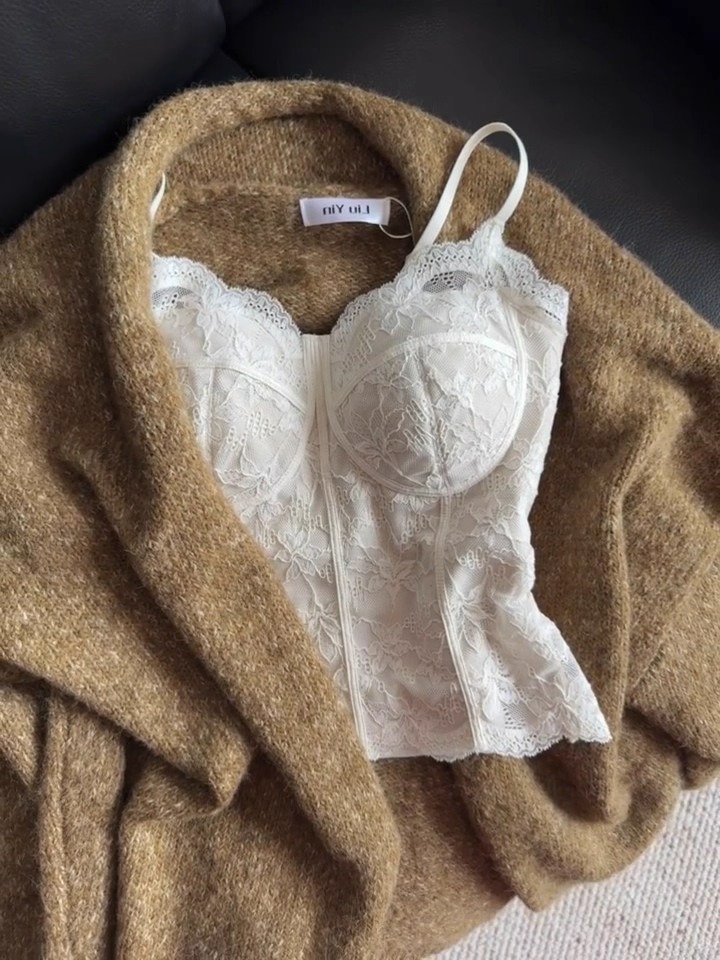 Chaleco de encaje de cabello