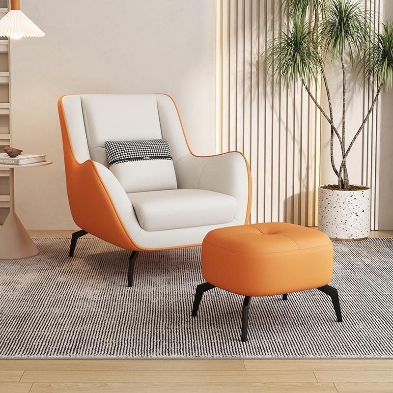 Small apartment lazy person sofa chair living room bedroom simple balcony leisure chair designer tiger stool single chair internet celebrity